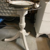 The completed beverage server.