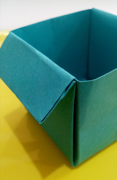The folded box.