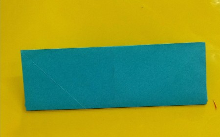 Folding paper to make the box.