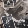 A collection of old fashioned photos.