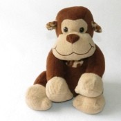 A monkey stuffed toy.