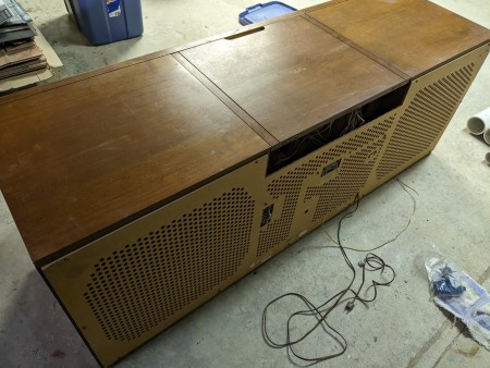 The back of the console.