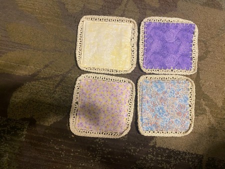 Crochet and Fabric Fusion Quilt