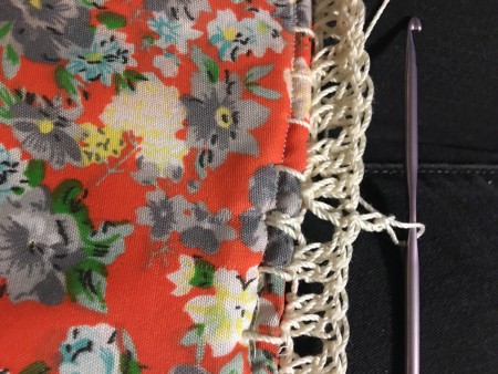 Crochet and Fabric Fusion Quilt