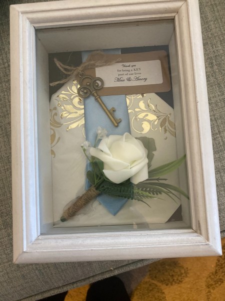 Groom's Wedding Keepsake Box