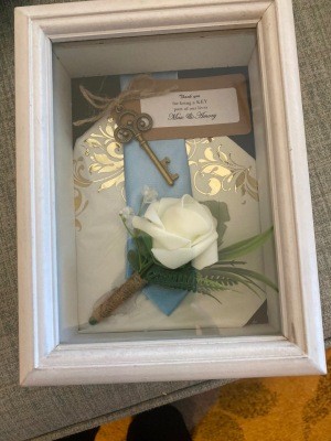 The completed keepsake box.