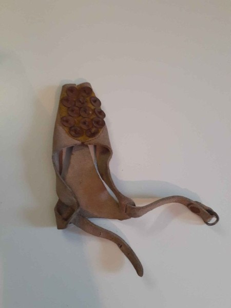 An old leather hand tool.