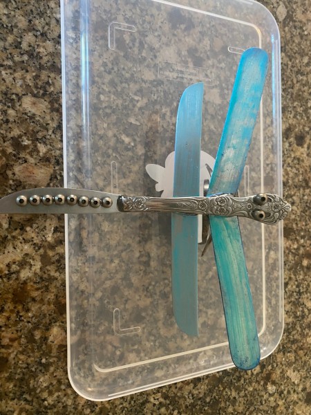 The completed Silverware Dragonfly