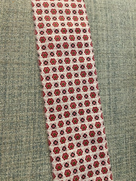 Attaching the quilt pieces together.