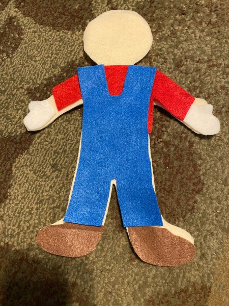 Personalized Flat Felt Doll