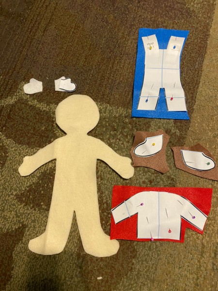 Personalized Flat Felt Doll
