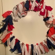 The completed wreath.