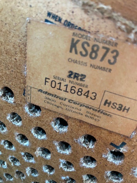 Vintage Admiral Record and 8 Track Player?