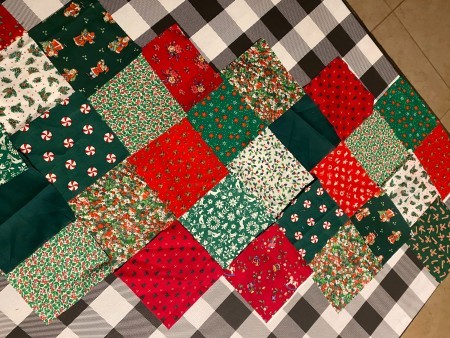 Zig Zag Christmas Table Runner