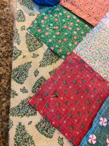 Zig Zag Christmas Table Runner