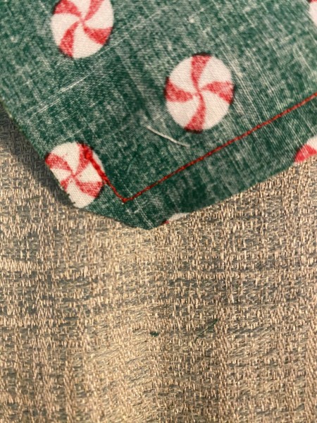 Zig Zag Christmas Table Runner