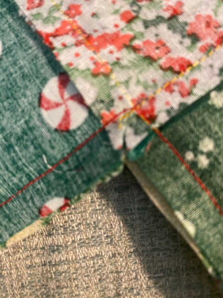 Zig Zag Christmas Table Runner