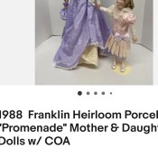 Value of Franklin Heirloom Dolls?