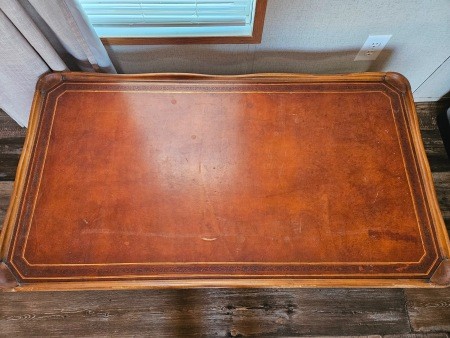 Identifying a Leather Coffee Table?